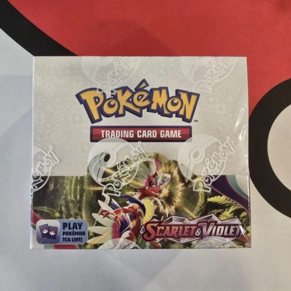 pokémon scarlet & violet booster box from the pokémon tcg scarlet & violet base set.